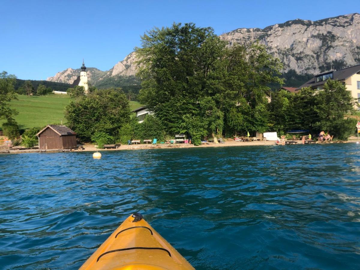 Attersee-Chalet Angermann Familie Spalt ชไตน์บาค อัม อัทเทอร์เซ ภายนอก รูปภาพ