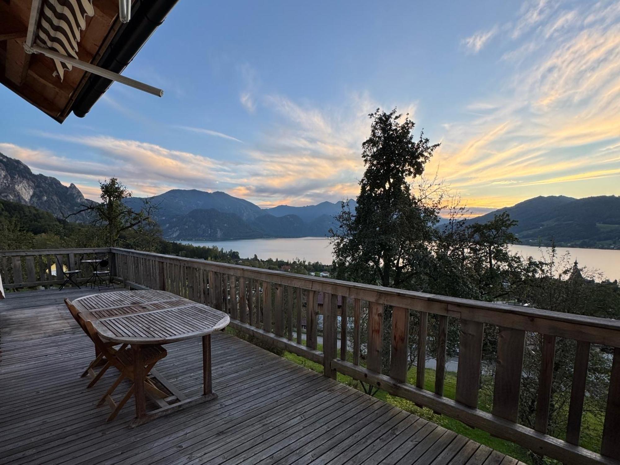 Attersee-Chalet Angermann Familie Spalt ชไตน์บาค อัม อัทเทอร์เซ ภายนอก รูปภาพ
