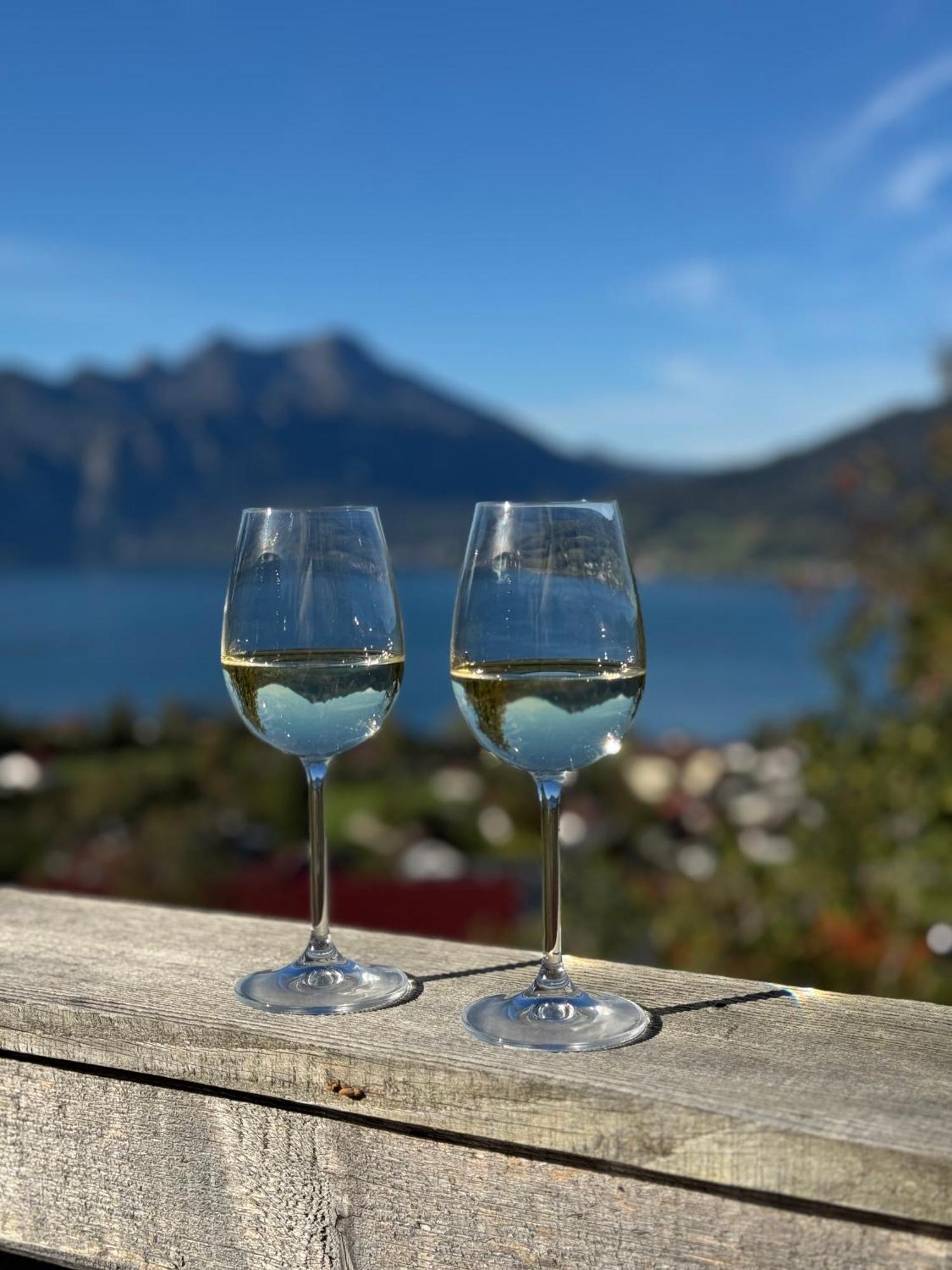 Attersee-Chalet Angermann Familie Spalt ชไตน์บาค อัม อัทเทอร์เซ ภายนอก รูปภาพ