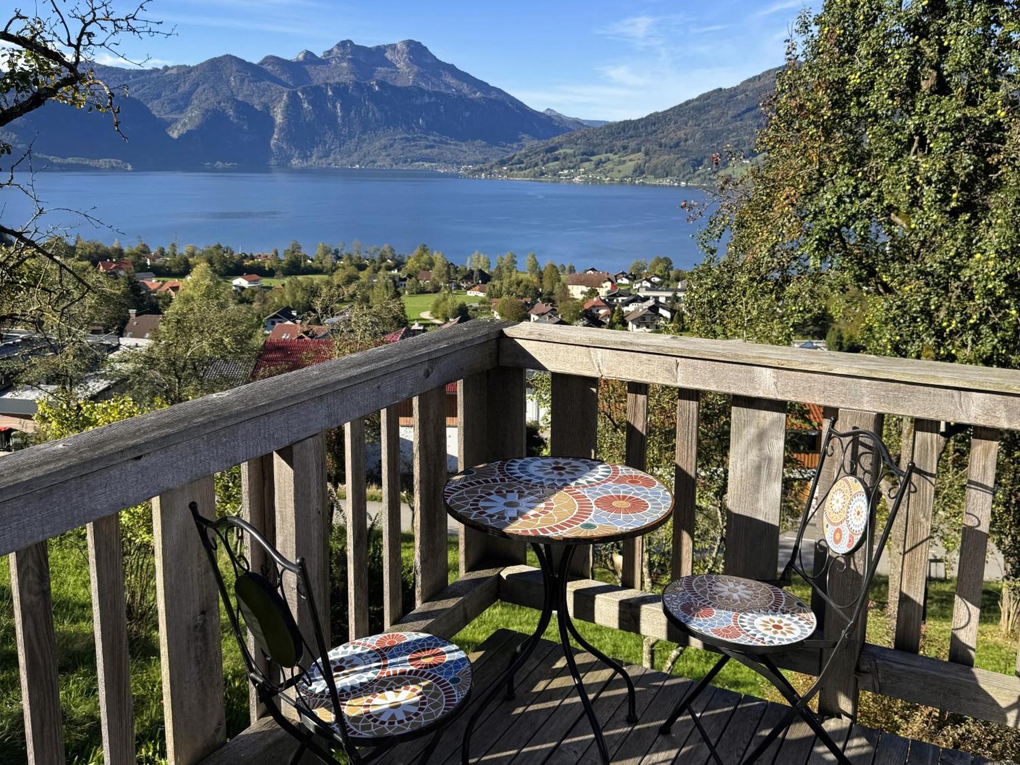 Attersee-Chalet Angermann Familie Spalt ชไตน์บาค อัม อัทเทอร์เซ ภายนอก รูปภาพ