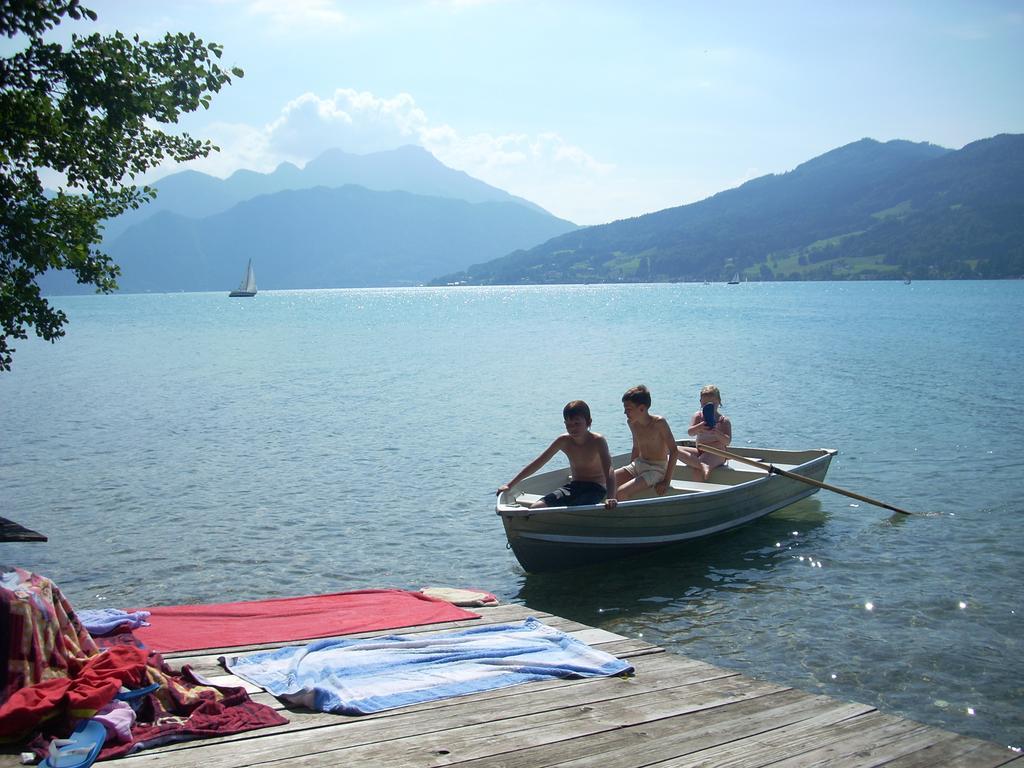 Attersee-Chalet Angermann Familie Spalt ชไตน์บาค อัม อัทเทอร์เซ ภายนอก รูปภาพ